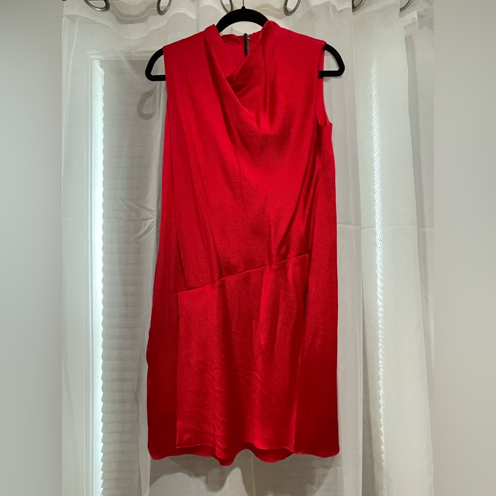 Helmut Lang Red Sleeveless Dress